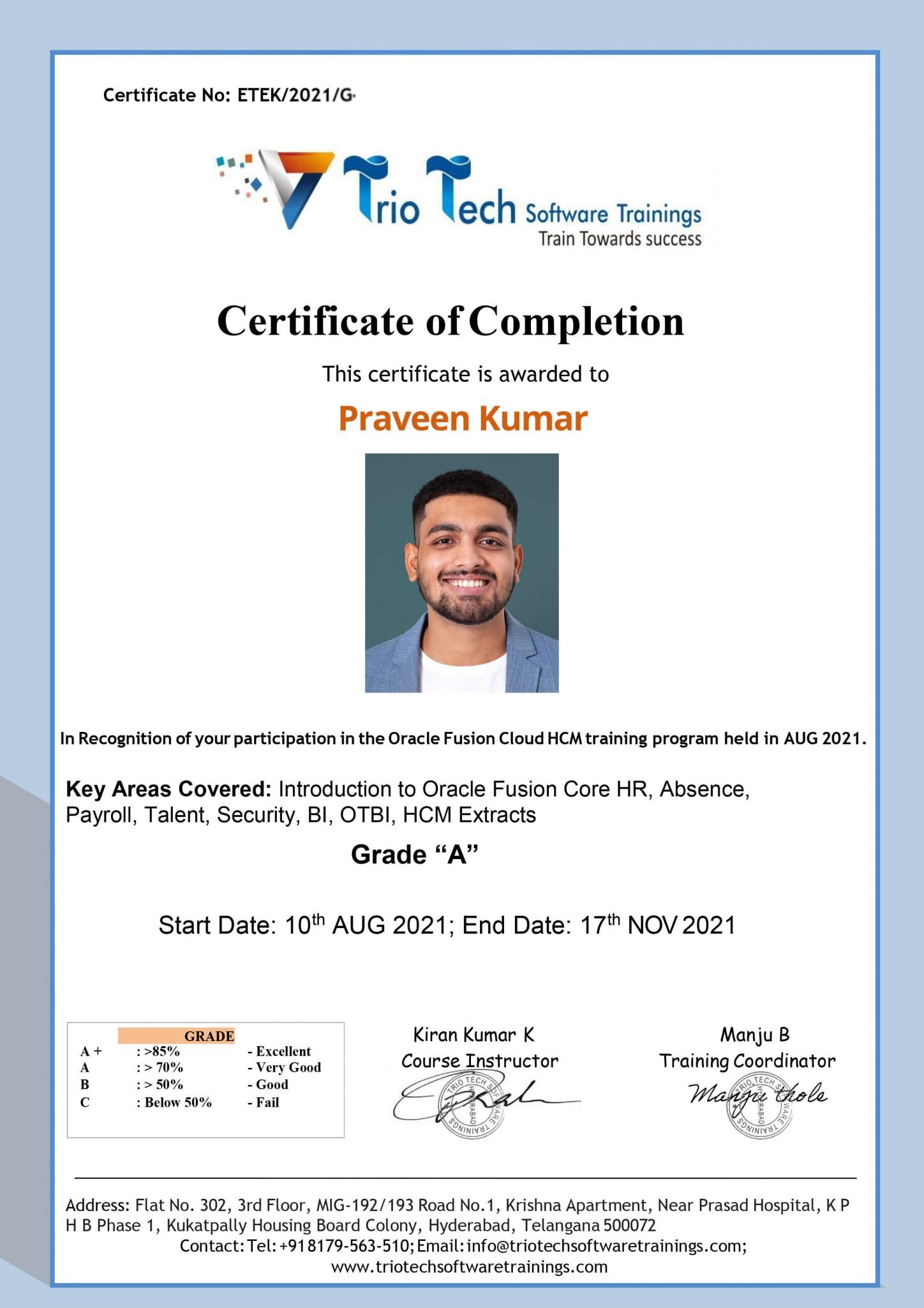 Oracle Fusion Technical Training + OIC Online Training | Trio Tech