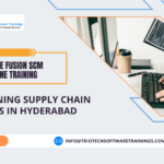 Professionals attending Oracle Fusion SCM online training session in Hyderabad